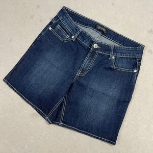 Buffalo David Bitton Women's Denim Jean Shorts Pete Zip Fly‎ Mid Rise Sz 29